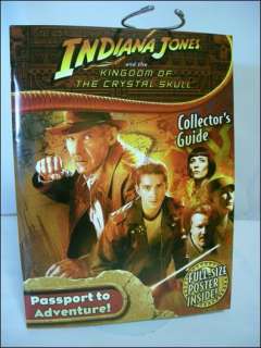 Indiana Jones Collectors Guide With Neat Poster New  