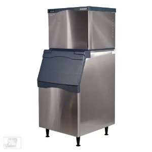   595 Lb Half Size Cube Ice Machine w/ Storage Bin