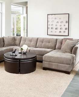 Elliot Fabric Sectional Sofa Collection   furnitures