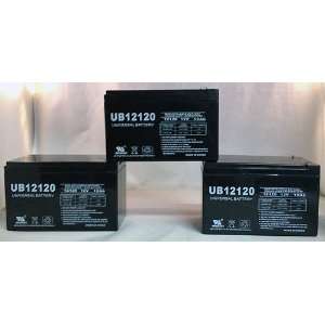  Acid Batteries (12V; 12 Ah; .187 Tab Terminals; Ub12120) (Batteries 