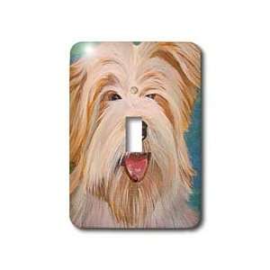 Taiche Acrylic Art   Dog Terrier   Light Switch Covers   single toggle 