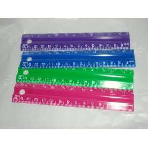  from A & W PRODUCTS A BOX of 24 PLASTIC RULERS. 6 LONG 