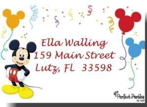 Disneys Mickey Mouse Return Address Labels Stickers  