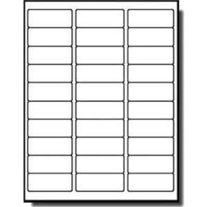   Address Labels, 2 5/8 x 1, 20 Sheets Label Outfitters Office
