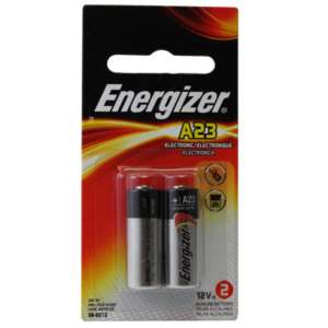 Energizer 2pk A23BP Alkaline 12V Batteries 23A, L1028  
