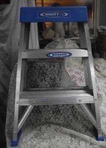 Werner 2 Step Aluminum Ladder Made in USA  