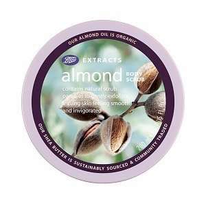  BOOTS Extracts Almond Body Scrub   6.7 fl oz Health 