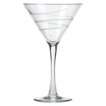 Spiral Martini Glass Set of 4   10oz.