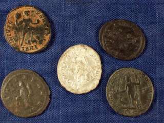 Lot of 5 better grade Roman coins including NGC AR denarius  