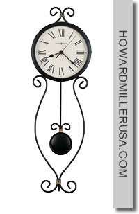 625495 Howard Miller Wrought iron Wall Clock  