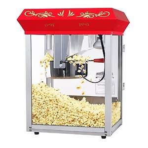 Antique Style Popcorn Popper Machine 8 Oz Kettle Free Popcorn Scoop 