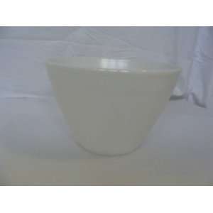  Vintage Milk Glass Ice Bucket / Bowl by Hazel Atlas 
