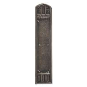   P5840 620 Oxford Antique Nickel Push Plate Door Plat