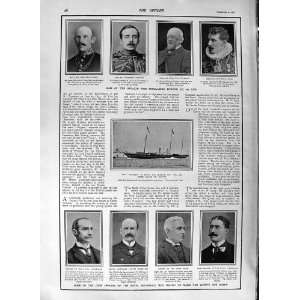  1901 ALBERTA SHIP BALFOUR VICARS KING PROCLAMATION ARMY 