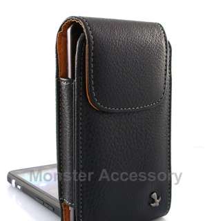Luxmo Leather Vertical Case Pouch Holster Apple iPhone 4S NEW  