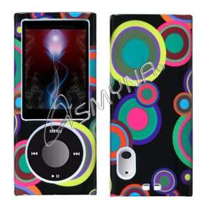 APPLE iPod Nano (5th Gen), Groove Bubble/Black Phone Protector Cover