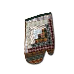  Traditional Log Cabin, Oven Glove 7 X 12 In. Kitchen 