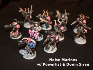 Warhammer 40,000 Chaos Space Marine Army, Pro Painted, 40K  