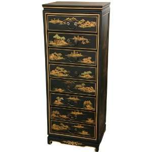  Elegant, Refined   38 Ming Design Lacquered Jewelry Chest 