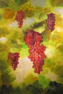 Vineyard Napa Wine Grapes Italy Tuscany Art Painting  