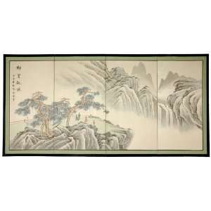   of Knowledge Chinese Brush Art Wall Screen Painting