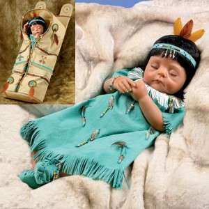 Ashton Drake Pocahontas Birth of a Princess So Truly Real Vinyl Baby 