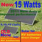 15W 15 Watt 18v Solar Panel, RV, direct Battery Charger
