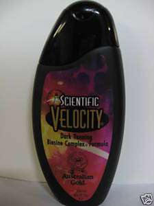 NEW AUSTRALIAN GOLD VELOCITY TANNING BED LOTION WOW  