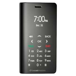 Boost Sanyo Innuendo Locked Cell Phone   Black.Opens in a new window