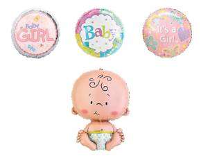 BABY GIRL Baby Shower Welcome Baby Balloon Bouquet  