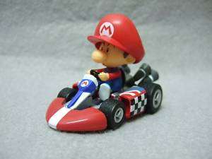 Japan Wii Mario Kart Pull Back Car Baby Mario on Kart  