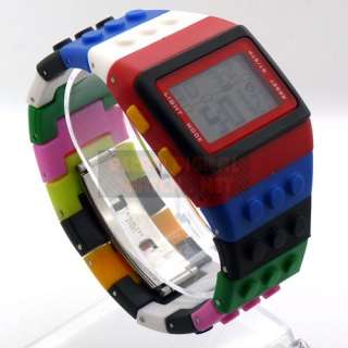 LEGO WATCH 80s Retro Colour Digital Fashion UK Seller  