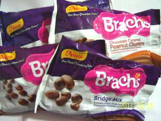 Brachs Chocolate Covered Peanuts Raisins Bridge Mix  
