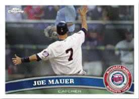 2011 Topps Chrome Joe Mauer Base Card