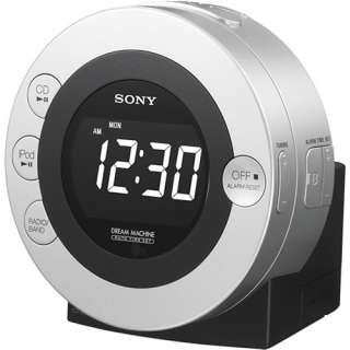 Sony ICF CD3iPSIL CD Clock Radio for iPod and iPhone 027242735651 