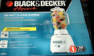 BLACK & DECKER CRUSH MASTER 10 SPEED BLENDER NIB WHITE 50875518803 