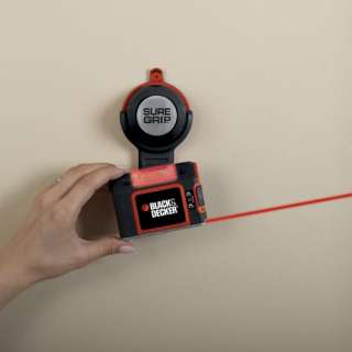 Black & Deckers SureGrip features a sturdy rubber suction cup to 