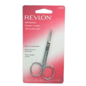 REVLON NAIL SCISSORS Fine, Curved Blades #37810  