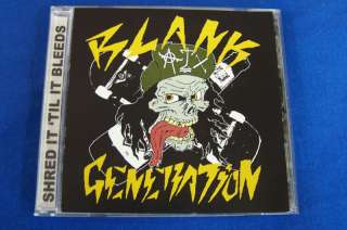 Blank Generation Boards & Beers EP CD Austin Skate Rock  