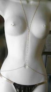   of Sexy  V Neck New design Body Belly Chain Pick Ur size and Metal