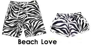   Fashion Lovers Mens/Womens Zebra Beach Surf Board Swim Shorts  