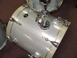 Sonor Drum Set BOP Silver Galaxy Sparkle 4 Piece Shell Pack  