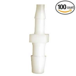 Kynar Barbed Reducing Connector 1/16 x 3/32 Tube ID (Pack of 100 