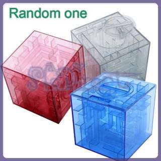 3D Money Maze Gift Box Bank Brain Teaser Puzzle Game  