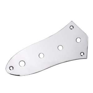    Chrome Control Plate for Jazz Bass Guitar Musical Instruments