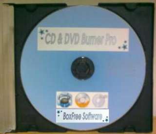 Pro CD & DVD Authoring / Burner Suite Burn ISOs &   
