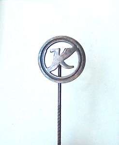 VINTAGE GERMAN KASSBOHRER SETRA BUS SILVER PIN BADGE  