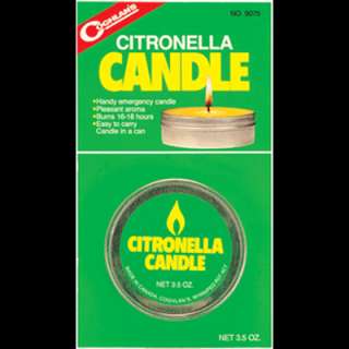 18 Hour Citronella Survival Camping Candle With Tin NEW  