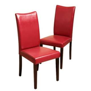 2pc Shino Dining Rm Chair Set Red