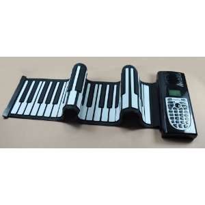   61 keys Flexible soft Roll Up Electronic Keyboard Piano Toys & Games